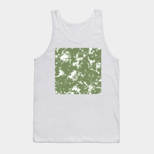 Sage Green Storm - Tie Dye Shibori Texture Tank Top